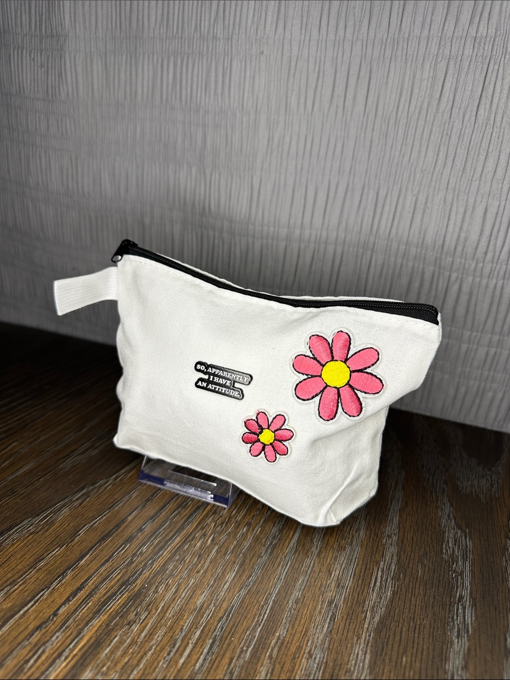 Handcrafted 5x7 Canvas zipper pouch